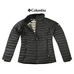 COLUMBIA - White Out Omni Heat Black Jacket Puffer - Large
